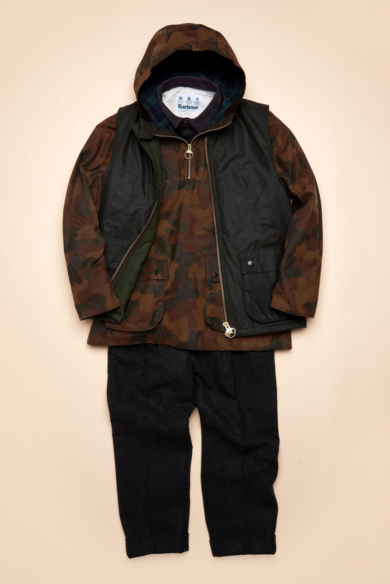 Barbour galloway waxed on sale cotton parka jacket